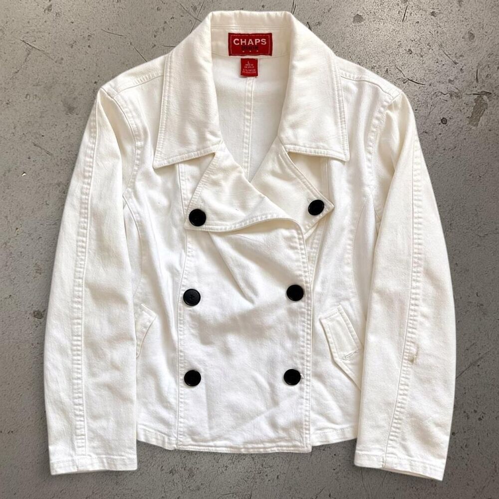 Vintage Womens Chaps Denim Jacket SZ L